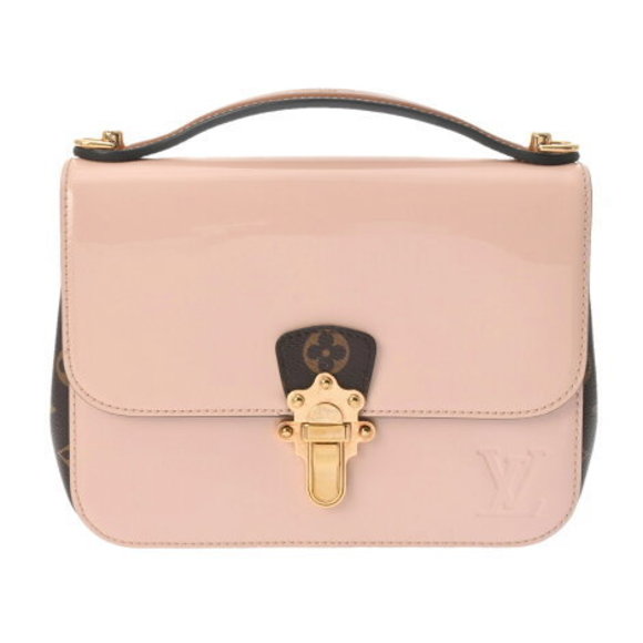 Louis Vuitton Monogram Cherry Wood BB Rose Pink Ballerine Vernis Handbag - Picture 1 of 12